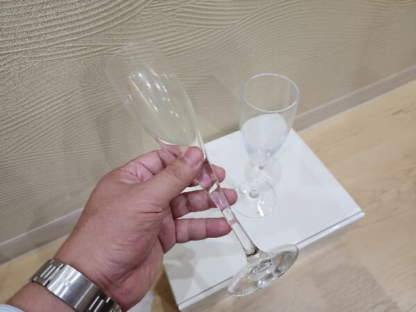 Amazon | ペアフルートグラス 4℃ ヨンドシー シャンパングラス 食器